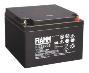 BATTERIA FIAMM RICARICABILE AL PIOMBO SERIE FG - STANDARD 12V 27Ah