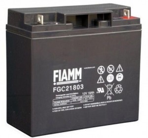 BATTERIA FIAMM RICARICABILE AL PIOMBO SERIE FGC - CYCLIC 12V 18Ah