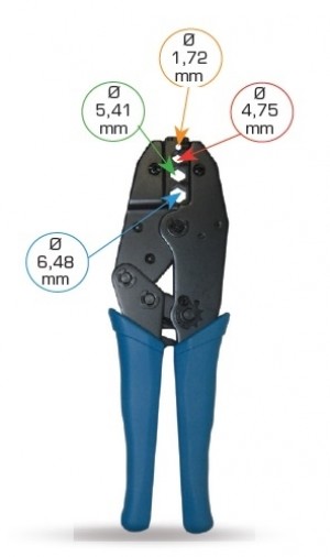 PINZA PROFESSIONALE A CRICCHETTO PER CRIMPARE