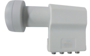LNB 4 USCITE UNIVERS. 0,3dB RAL7035   