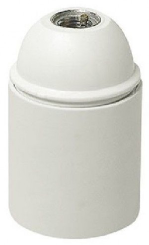 PORTALAMPADA BIANCO EN61184 E27 4A 250V