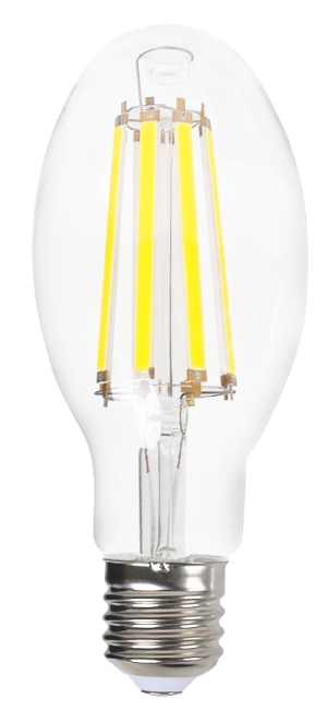 LAMPADINA A LED COB BULBO CHIARA 20W E27 3000K