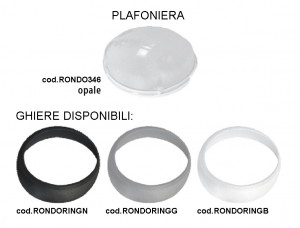 PLAFONIERA TONDA LED 13W CCT 3/4/6K CON GHIERA ACQUISTABILE SEPARATAMENTE