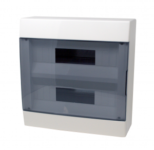 CENTRALINO DA PARETE IP40 36 MODULI BIANCO - PORTELLO FUME'