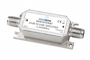 AMPLIFICATORE DI LINEA 5-2400MHz GUAD.MAX 20dB CLASSE A