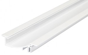 PROFILO LED FLAT BIANCO 2mt