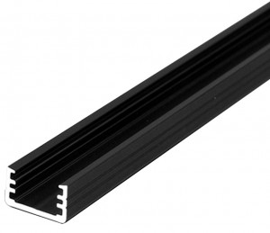 PROFILO LED SLIM NERO 2mt