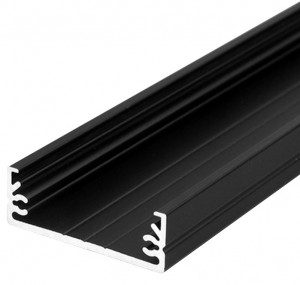 PROFILO LED WIDE NERO 2mt