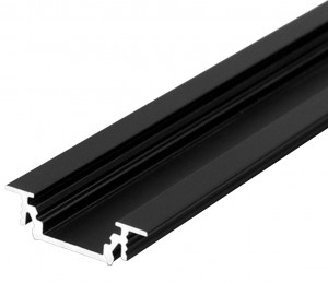 PROFILO LED GROOVE NERO 2mt