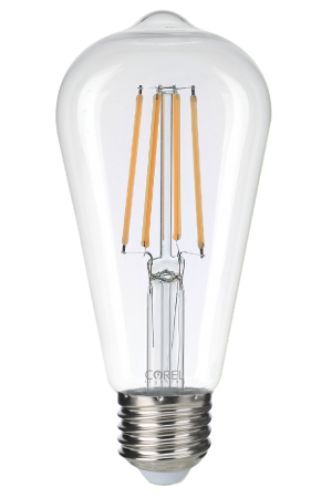 LAMPADINA A LED A FILAMENTO VINTAGE ST64 CHIARA 7.5W E27 2700K