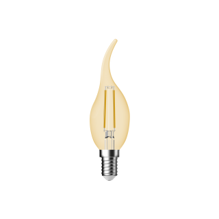 LAMPADINA A LED DECO "CLASSIC" C35 TIP DIMMERABILE 4,8W E14 2500K GOLD