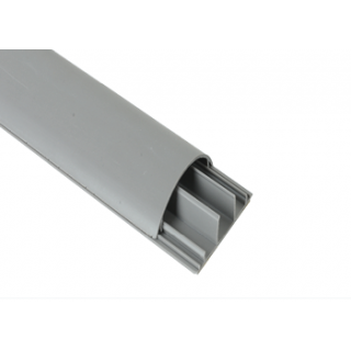 CANALINA IN PLASTICA GRIGIA  2m 70x20mm