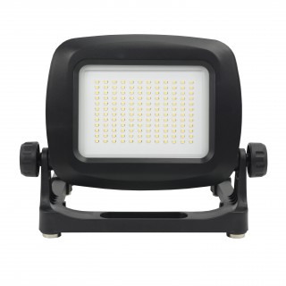 FARO  DA LAVORO A LED RICERICABILE 25W - 18V o AC 220V con USCITA USB - compatibile con principali marchi di batterie