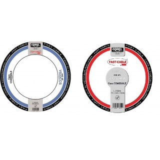 CAVO COASSIALE PER VIDEOSORVEGLIANZA CONDUTTORE INTERNO CCS 400mt (2X200mt)