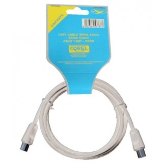 CATV CABLE SPINA - SPINA 9.5mm BIANCO 1.5mt