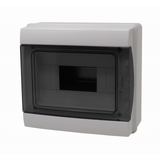 CENTRALINO DA PARETE IP65 8 MODULI GRIGIO - PORTELLO FUME'