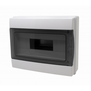 CENTRALINO DA PARETE IP65 12 MODULI GRIGIO - PORTELLO FUME'