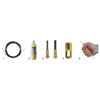 KIT PROFESSIONALE SONDA NYLON 10MT E ACCESSORI