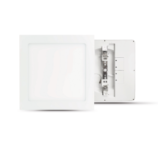 PLAFONIERA A LED A SOFFITTO QUADRATA POTENZA SELEZIONABILE 12W/18W/24W