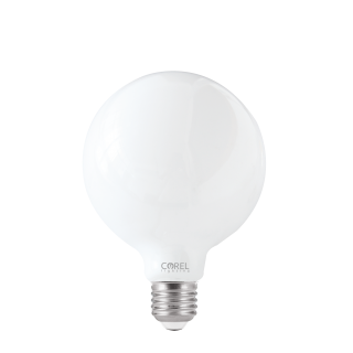 LAMPADINA A LED A FILAMENTO G95 OPALE 7.5W E27 3000K