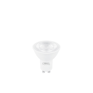 LAMPADINA A LED SMD CHIARA 7W GU10 4000K 38°