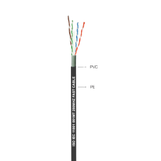 CAVO CAT.6 UTP PVC+PE AWG 25 CU+PLUS CROSSING