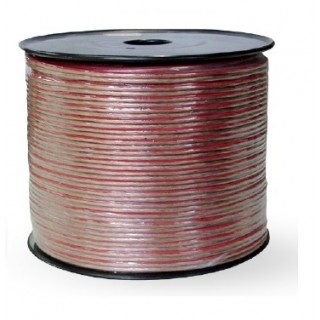 PIATTINA POLARIZZATA TRASPARENTE PER CASSE ACUSTICHE CONDUTTORE RAME 200mt (2x100mt)