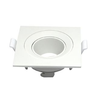 FARETTO DA CONTROSOFFITTO BIANCO PER LAMPADA GU10 ( lampada non inclusa )