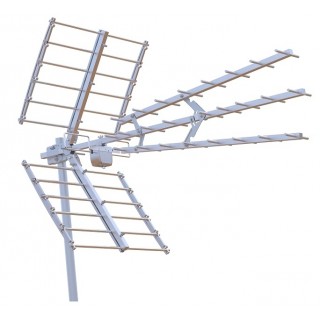 ANTENNA TV PREMONTATA UHF TRILINE 56 ELEMENTI