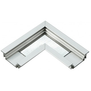 CONNETTORE ANGOLARE 90° ALLUMINIO PER PROFILO GROOVE