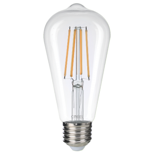 LAMPADINA A LED A FILAMENTO VINTAGE ST64 CHIARA 7.5W E27 2700K